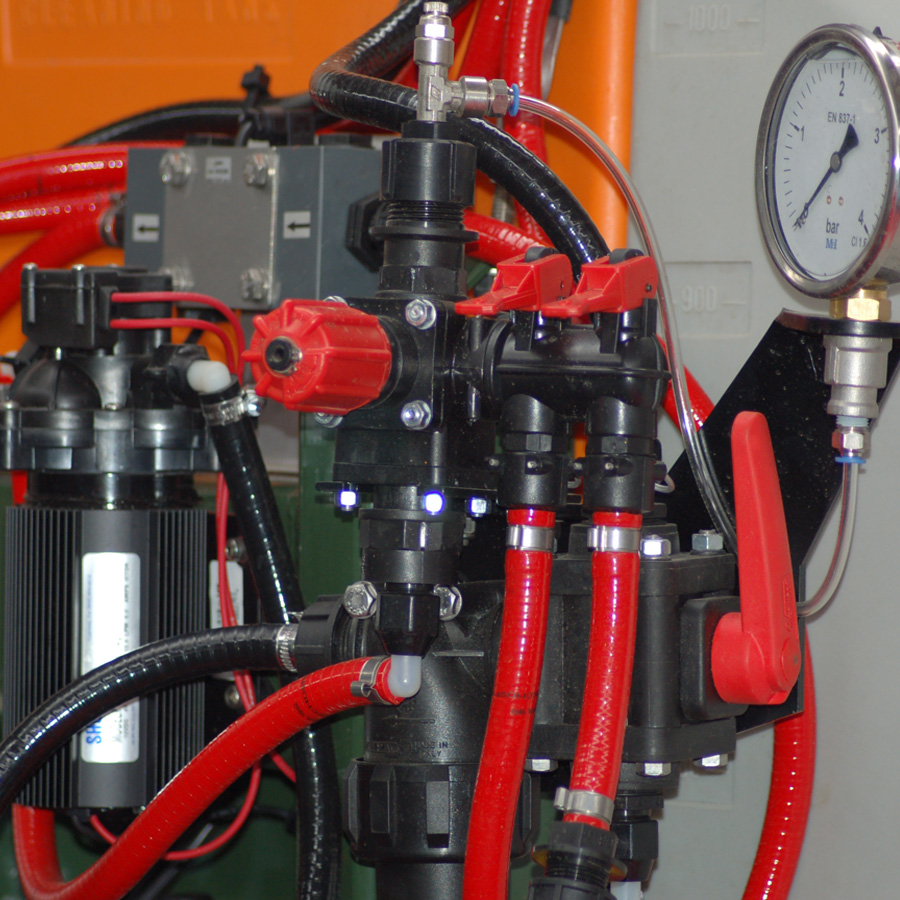 tecnospra sistema eléctrico unidad de presión agitación 12v