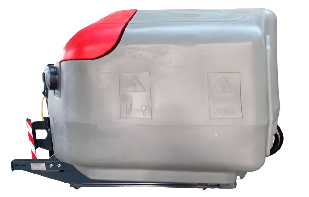 Depósito auxiliar delantero Evolution 2300 l. Tecnospra Europa.