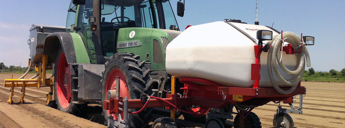 Auxiliary front tank. Fertilization.